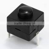 PTS-09 2 Pin Black Flashlight Push Button Switch With Cheap Price