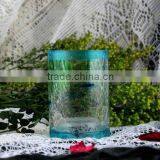 Clear Glass Pedestal Candle Holders thumbnail-1