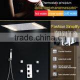 Rain Spa Shower Set 360*500mm Led Light Rain Shower Head Embed Ceiling Color Change Body Spray Bathroom Shower Head Set thumbnail-5