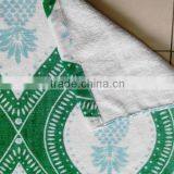 100% Cotton Green Color Special Pineapple Design Printing Beach Towel Pareo Ethnic Felling Beach Towel thumbnail-6