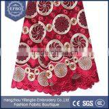 2016 Latest Wholesale Price Swiss White Lace Fabric For Wedding Dress thumbnail-4