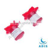 Cute Pretty Girls Red Flower Shape Tranparent Glass Ear Plugs thumbnail-6