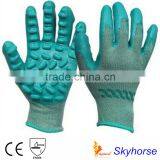 Anti-Vibration Cotton Shell With Latex Coated Safety Gloves at Construction Site thumbnail-1
