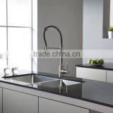 Jiangmen handmade sink cUPC stainless steel undermount double bowl kitchen sink