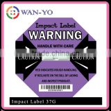 [ Impact Label - shock label for shipping medical facility ]
