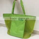 Fashion shopping bag with small pocket on front