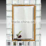 Unique Design Big Rectangle Diamonds Modern Elegant Fashion Wall Mirror Decorative thumbnail-1