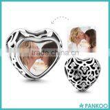 Custom 925 Sterling Silver European Heart Charms With Photo thumbnail-6