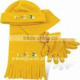 Fleece Hat Scarf and Glove