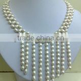 2014 New design colorful pearl bead necklace