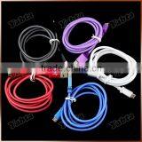 2015 Best Selling Colorful Braided Usb Fishnet Usb Cable With Sync Data 5pin Micro Usb Aluminium Cable for Iphone Charger Cable thumbnail-1
