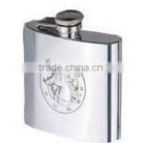 7 oz painting stainless steel hip flask,mini hip flask