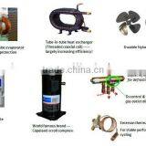 Kitchen Water Heater Air to Water Heat Pump R407c Air Source Heat Exchanger With Fan for Hot Water Room Heating Cooling thumbnail-2