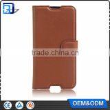 High Quality Litchi Design Credit Card Wallet Stand Flip Leather Case for Alcatel One Touch Idol 4 Mobile Phone Cover thumbnail-3