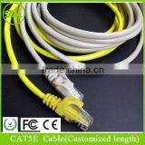 White 100 ft Feet Ethernet Network Cable Gold Plated Cat5e Cat5 RJ45 Jack Copper Wire