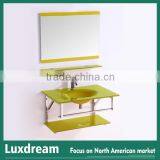 Glass Basin With Stainless Steel Towel Rack Made in China thumbnail-6