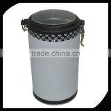 Metal Tin Box for Packaging With Cover/metal Storage Tin Box/round Shape Tin Box With Cover for Tea or Coffee