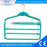 Anti-skidding Flocking Hangers ,plastic Pants Hangers for Clothes thumbnail-1