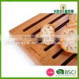 Bamboo Bread Cutting Board With Knife Set thumbnail-3