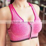OEM High Quality Ladies Moisture Wicking Space Dye Gym Clothing, Fitness Sports Bra thumbnail-3