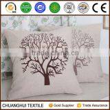 High Quality Embroidery Linen Cotton Cushion for Chair thumbnail-3
