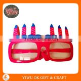Birthday Cake Shape Glasses Party Glasses Free Sample