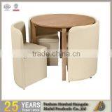 Space-saving Dining Table and Chair Set thumbnail-1