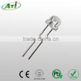 5mm round with domed top light emitting diode