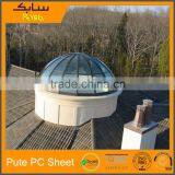 polycarbonate hollow sheet dome style skylight roof panels transparent roof panel