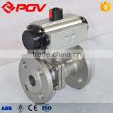 Single Acting Ss316 Flange Pneumatic Ball Valve With Positioner thumbnail-6