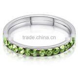 August Peridot Birthstone Wholesale Custom Rings for Women and Men a Symbol of Fame, Dignity, and Protect thumbnail-3
