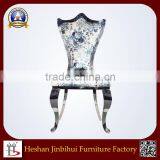 Luxury European Hotel Furniture Dining Stainless Steel Chair Furniture
