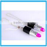 Lipstick U Disk Custom Logo USB Flash U Disk Plastic Lipstick U Disk thumbnail-2