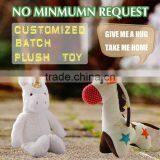 Pomotional Customized Stuffed White Plush LED Teddy Bear Toy With Dotted Bowtie for Valentine' Day thumbnail-6