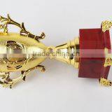 New Golden Electroplating Binaural Metal Plating Trophy for the Prize thumbnail-3
