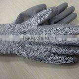 13Gauge HPPE Seamless Knitted pu or Latex Coated Cut Resistant Gloves thumbnail-2