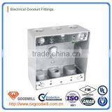 rigid double gang waterproof junction box