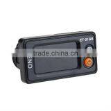 Mini Clip Chromatic Guitar & Bass LCD Screen Auto Digital Tuner Black ET-31GB