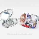 Pu Leather Make up Protable Folding Mirror thumbnail-2