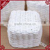 New Set of 3 Stackable Design Paper Rope Hand Woven Gift Decorative Small Baskets thumbnail-4