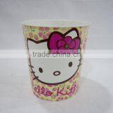PP Material Home Use Colorful Plastic Trash Can thumbnail-1