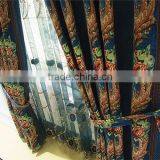 Antique Style Embroidered Organza Fabric Living Room Colorful Curtains With European Style Valances thumbnail-3