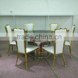 Wholesale Marble Round Dining Table and Chair thumbnail-1