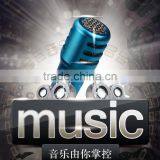 Mini Portable Fashionable Cellphone Microphone With Earphones, Factory Price Mini Cellphone Microphone For Singing thumbnail-1
