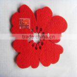 Red Flower Shape Placemat for Househould Use thumbnail-1
