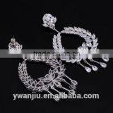 Wholesale Stock Small Order Fashion Women Garland Small Drip Zircon Earrings thumbnail-3