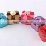 Square Metal With Rose Ribbon/gift Box thumbnail-1