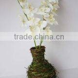 Artificial Orchid Potted With Vase thumbnail-1