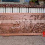 Bronze Crane Relief Sculpture thumbnail-1