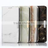 Noble Design High Quality Marble PU Card Bumper/pocket Cell Phone Case for LG thumbnail-1